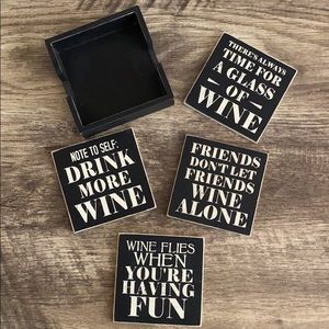Coasters - wine themed